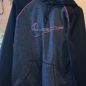 Nike hoodie, XL. Mossy Oak camo Hoodie, medium.